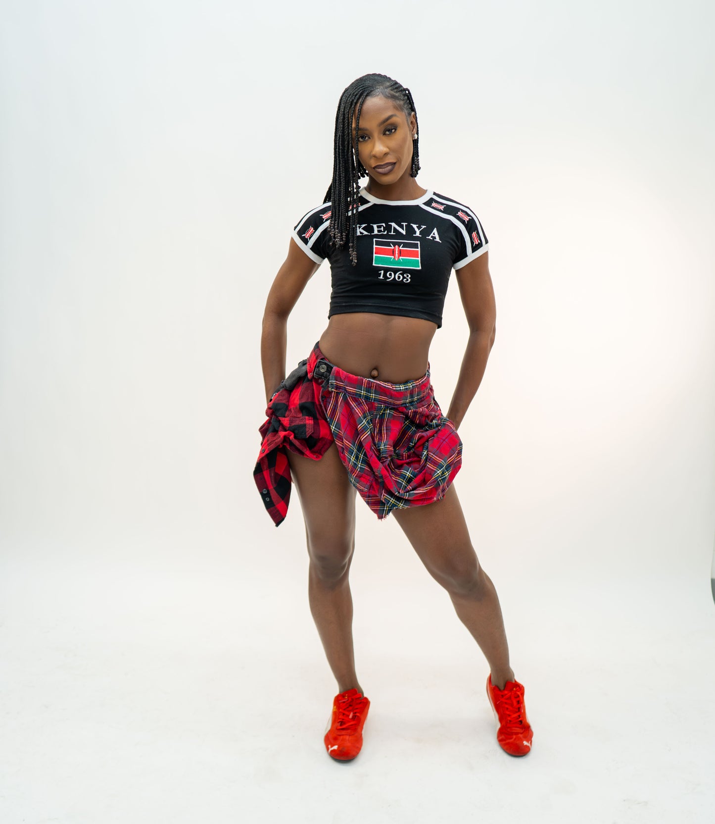 Mini Flannel Skirt