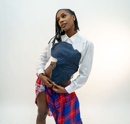 Mid-length Flannel Skirt